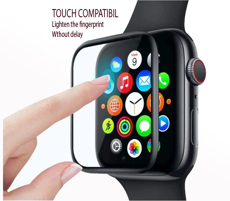 Sanmai - Screenprotector Geschikt voor - Apple Watch Ultra / Ultra 2 - 49mm - Screenprotector Full Cover- Screen Protector - 2stuk