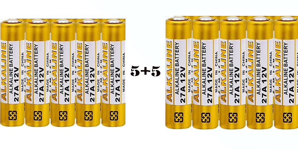 T&E 23A Alkaline Batterijen - 12V - 10 Stuks