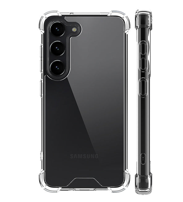 Samsung Galaxy S22 plus Hoesje Shock Proef Siliconen Hoes Case Cover, back cover Transparant Samsung Galaxy S22 plus
