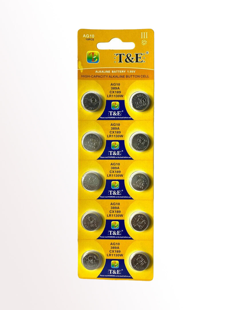AG10 LR1130 LR54 1.5V alkaline knoopcel batterij - 20 stuks