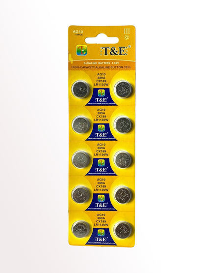 AG10 LR1130 LR54 1.5V alkaline knoopcel batterij - 20 stuks