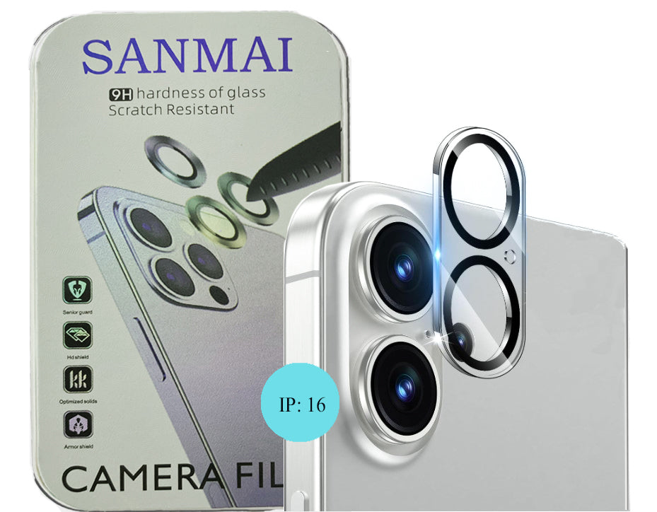 IPhone 16 Lens Screen protector - 9H Temperde Glas camera screenprotector beschermglas 2 Stuks