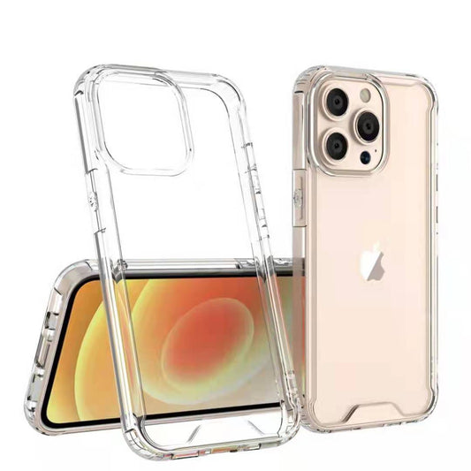 iPhone 13 Hoesje Shock Proof Siliconen Hoes Case Cover Transparant geschikt voor Apple iPhone 13 - 1X Screen Protector