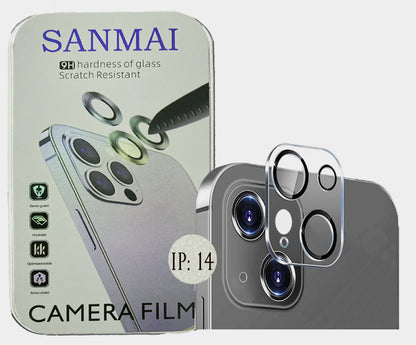 Sanmai Camera lens voor iPhone 14 Lens Screen protector - 9H Tempered Glass camera screenprotector beschermglas 2 Stuks
