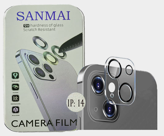 Sanmai Camera lens voor iPhone 14 Lens Screen protector - 9H Tempered Glass camera screenprotector beschermglas 2 Stuks