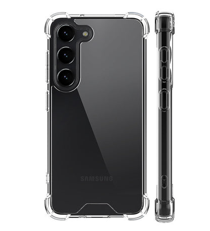 Samsung Galaxy S22 plus Hoesje Shock Proef Siliconen Hoes Case Cover, back cover Transparant Samsung Galaxy S22 plus