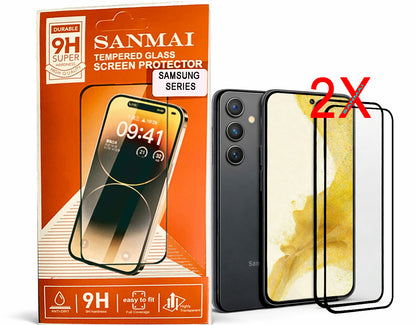 Samsung  - Screen protector - Temperde Glas Screen Protector - voor Samsung Galaxy - Screen Protector Glas - 2 Pack