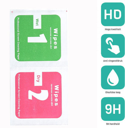 Hoesje geschikt voor Apple Watch Series 40mm - Curved Edges - Volledige Scherm Bescherming HD - Full Cover Hard Case / Beschermend Hoesje - Zwart (1-stuk)