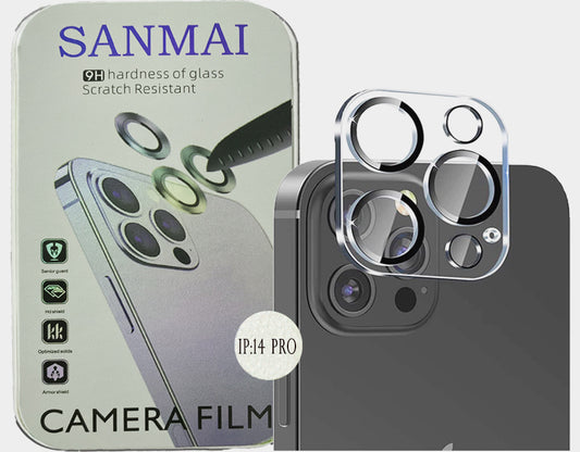 Sanmai Camera lens voor iPhone 14 Pro Lens Screen protector - 9H Tempered Glass camera screenprotector beschermglas 2Stuks