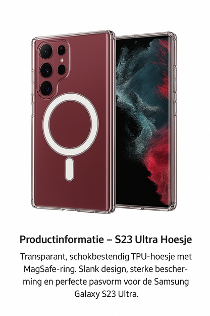 Samsung Galaxy S23 series Back cover  Hoesje Shock Proef Siliconen Hoes Case Cover Transparant S23 series