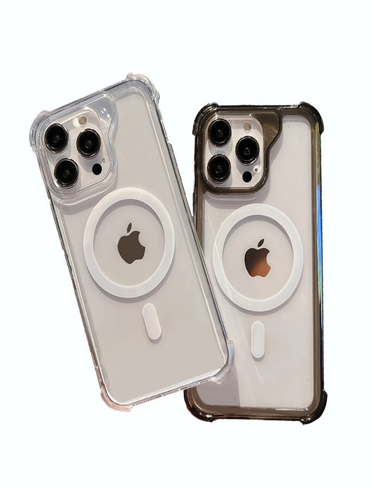 Hoesje geschikt voor iPhone 14 Magsafe Hoesje Transparant Back cover- Magnetisch Magsafe Hoesje