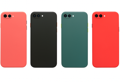 Phone7+/8+ Hoesje Back Cover met camera bescherming 1x Gratis  Screenprotector