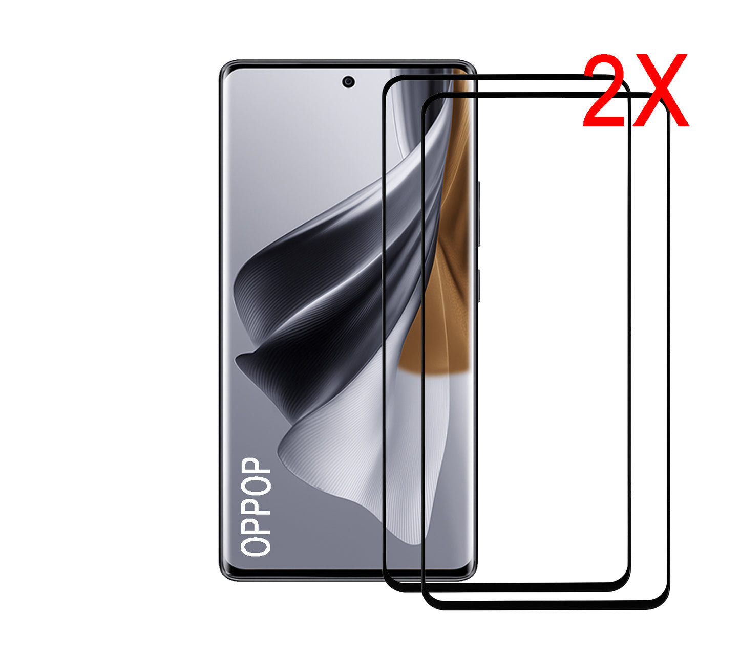 Oppo A53 S (4G) Screenprotector Glas Tempered Glass - Oppo A53 S (4G )Screen Protector Glas Gehard- 2 STUKS