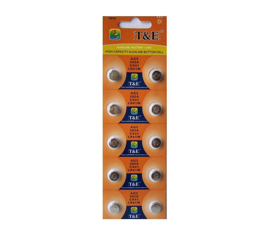 AG3 Alkaline Batterijen LR41 – Knoopcel - Hoge Capaciteit – 20 Stuks