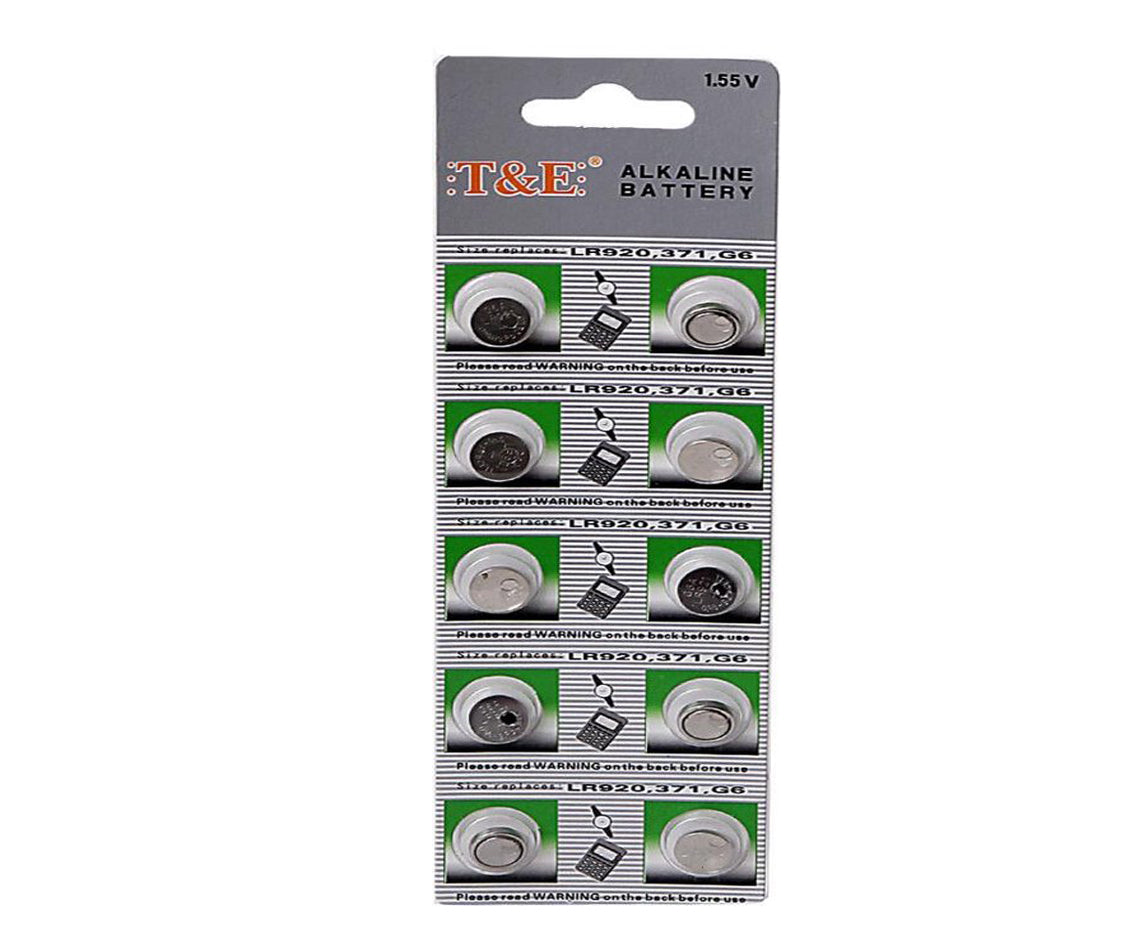 AG6 AlkalineLR920-371-G6 Horloge Batterijen - 20 Stuks