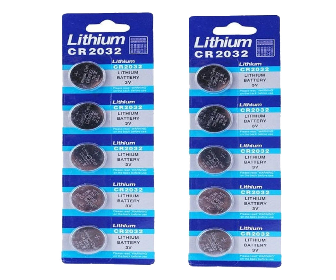 CR2032 Knoopcel Batterij 3V -10 stuks
