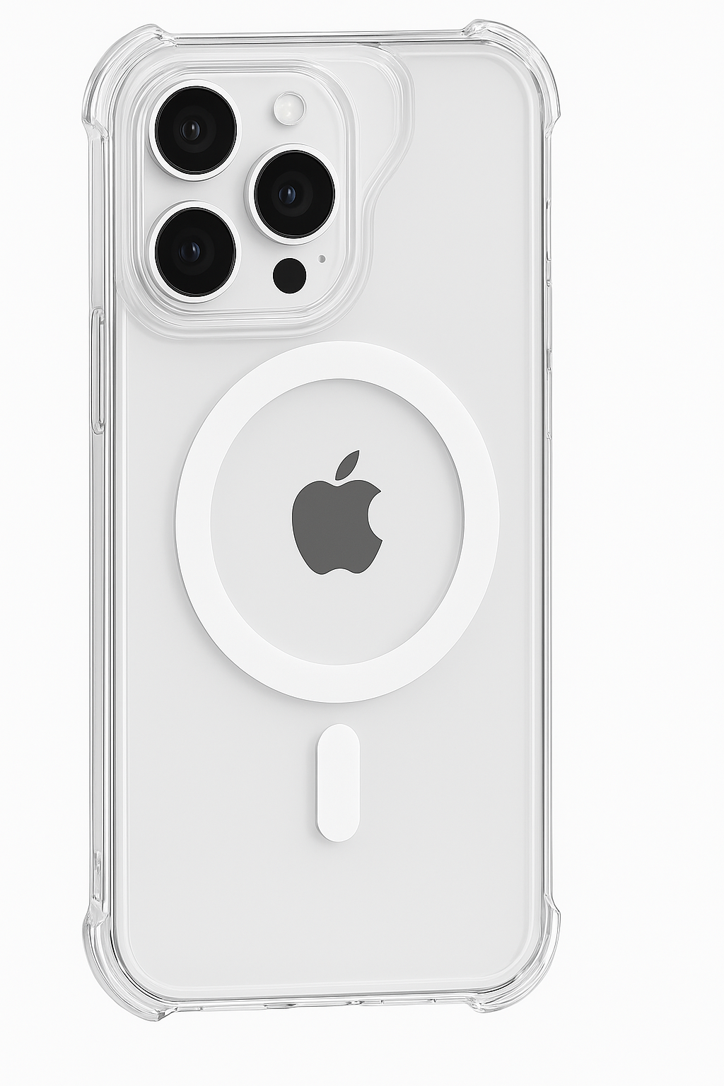 Sanmai Shock prof IPhone - Mag Safe Transparant - Shock prof case Hoesje Mag Safe hoesje Transparante  Back cover