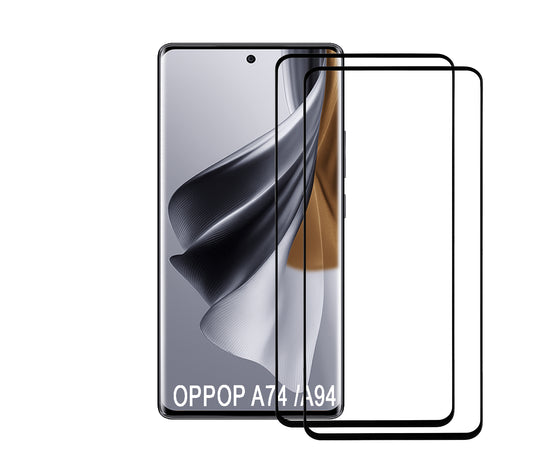 Oppo A74 (4G) Screenprotector Glas Tempered Glass - Oppo A74 (4G )Screen Protector Glas Gehard- 2 STUKS