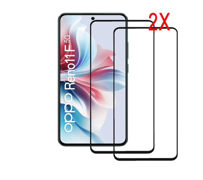 Oppo Reno 11F 5G Screenprotector Glas Temperde Glas Gehard- 2 STUKS