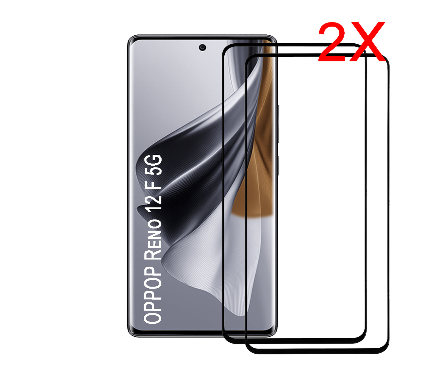 Oppo Reno 12 Pro 5G Screenprotector Glas Tempered Glass - Oppo pro  5G Screen Protector Glas Gehard- 2 STUKS
