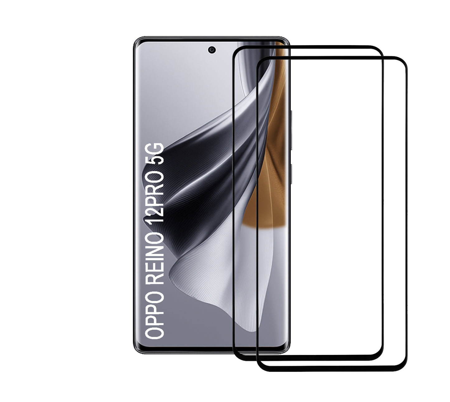 OPPO Reno 12 pro 5G / Reno 12 pro 5G - Screenprotector - Beschermglas 2 Pack