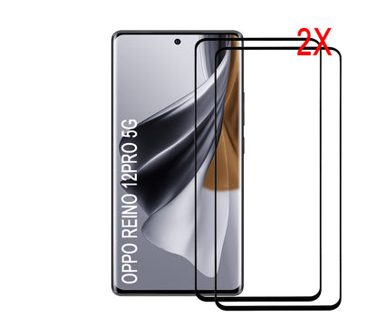 OPPO Reno 12 pro 5G / Reno 12 pro 5G - Screenprotector - Beschermglas 2 Pack