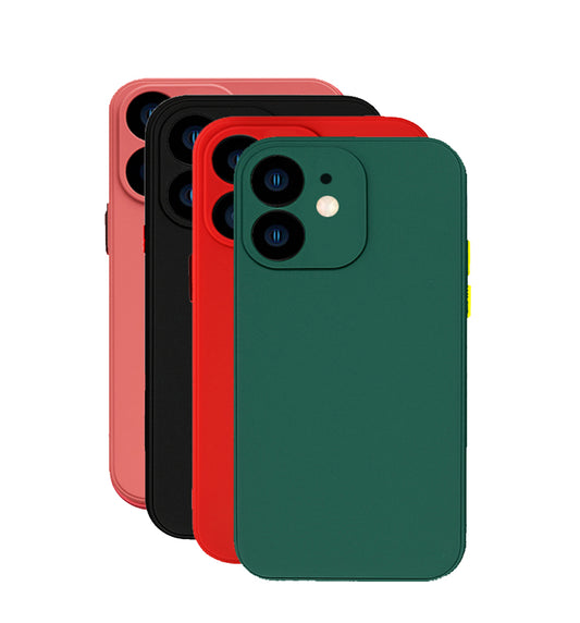 iPhone 11 Hoesje Back Cover met camera bescherming  hoesje - Schokproef case hoesje - Backcover case